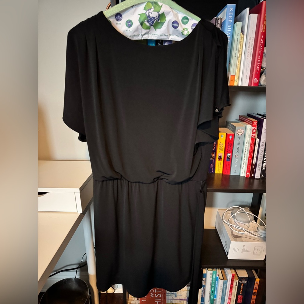 Black cocktail dress